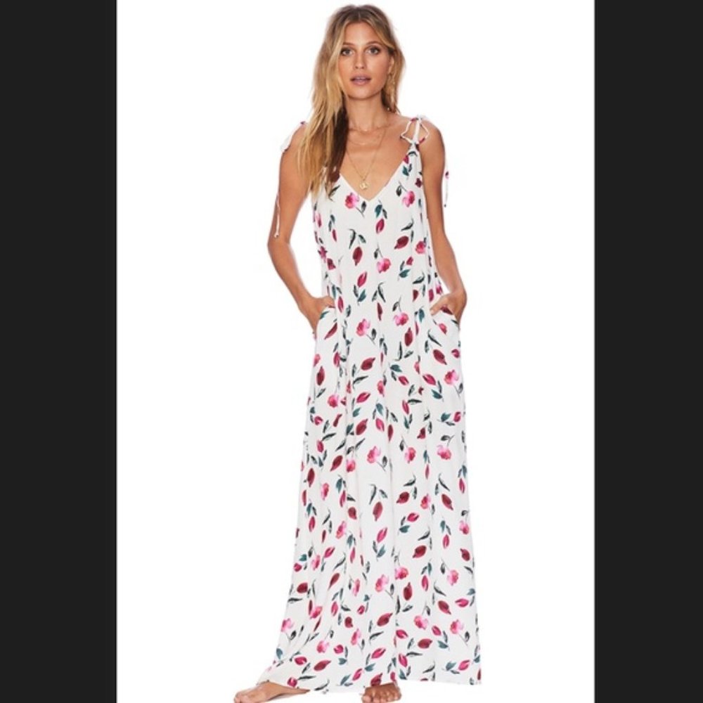 NWT Beach Riot Deena Dress Tulip Print - L